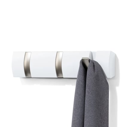 Κρεμάστρα με 3 άγκιστρα Flip White  318853-660